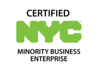 Logo of NYC Minority Business Enterprise Certification.