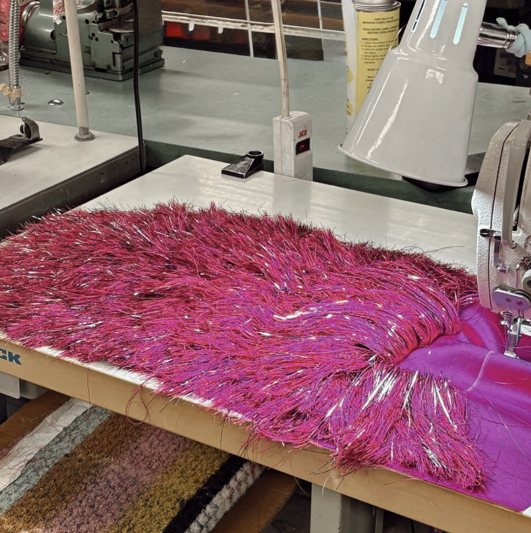 Pink and silver Chappell Roan Custom Fringe