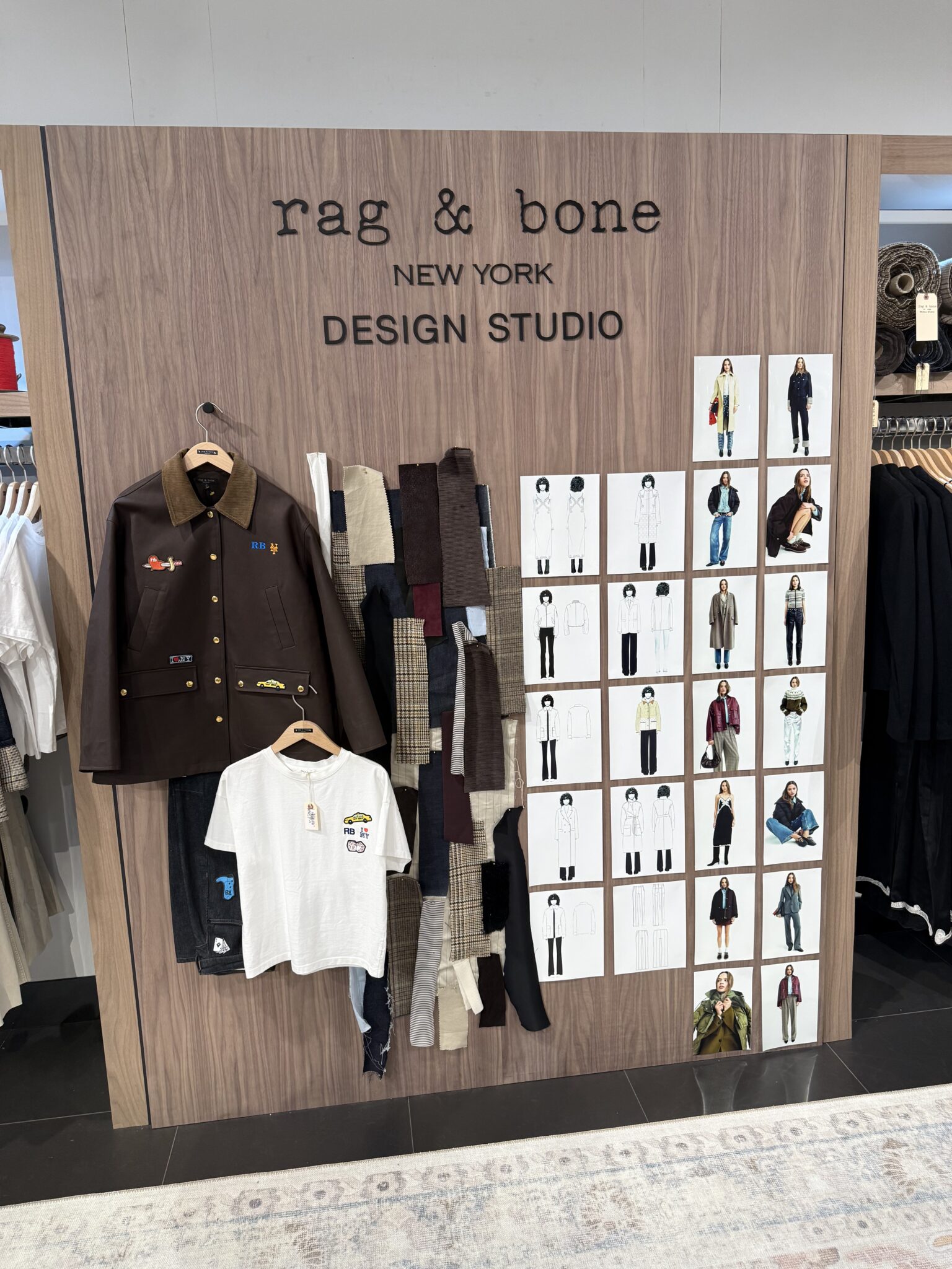 Live customization for rag & bone with embrodery and heat press activation