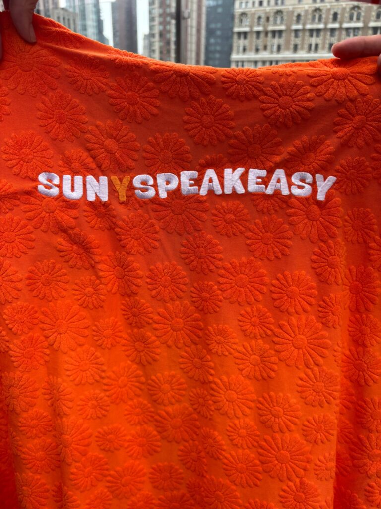 Custom embroidery Corona Sunbrew SunYspeakeasy Embroidery