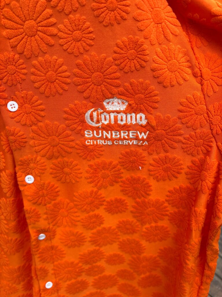 Custom embroidery Corona Sunbrew SunYspeakeasy Embroidery