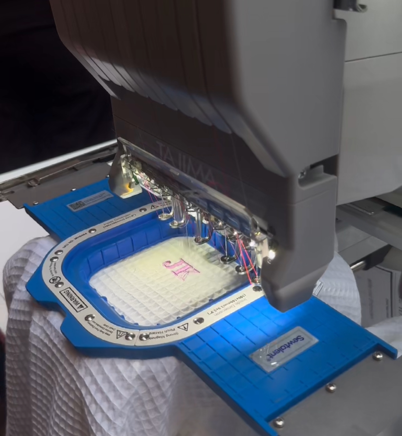 live embroidery for philips in nyc