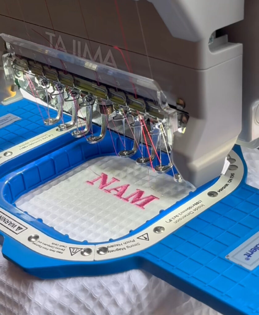 live embroidery in nyc