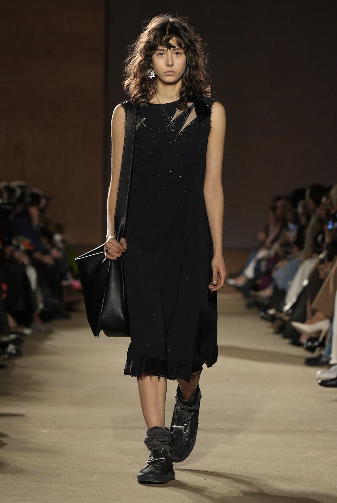 Coach RTW Fall 2026 Runway Look with Stud Detailing