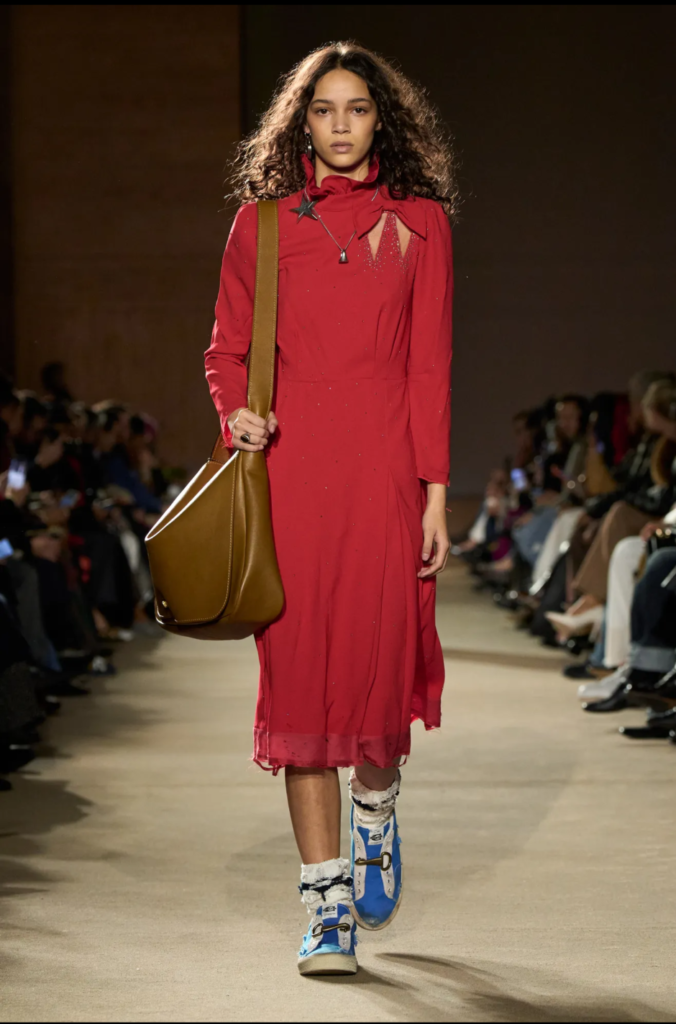 Coach RTW Fall 2026 Runway Look with Stud Detailing
