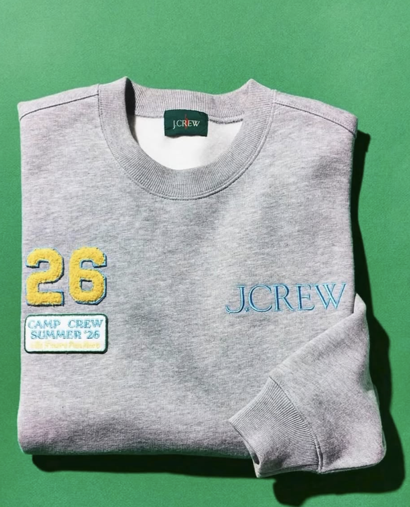 A collection of retro-themed custom embroidered patches produced for J.Crew's official summer campaign merchandise.