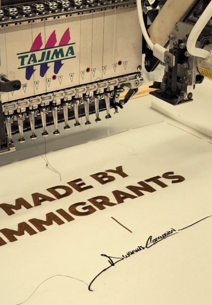 New York Fashion Week custom embroidery