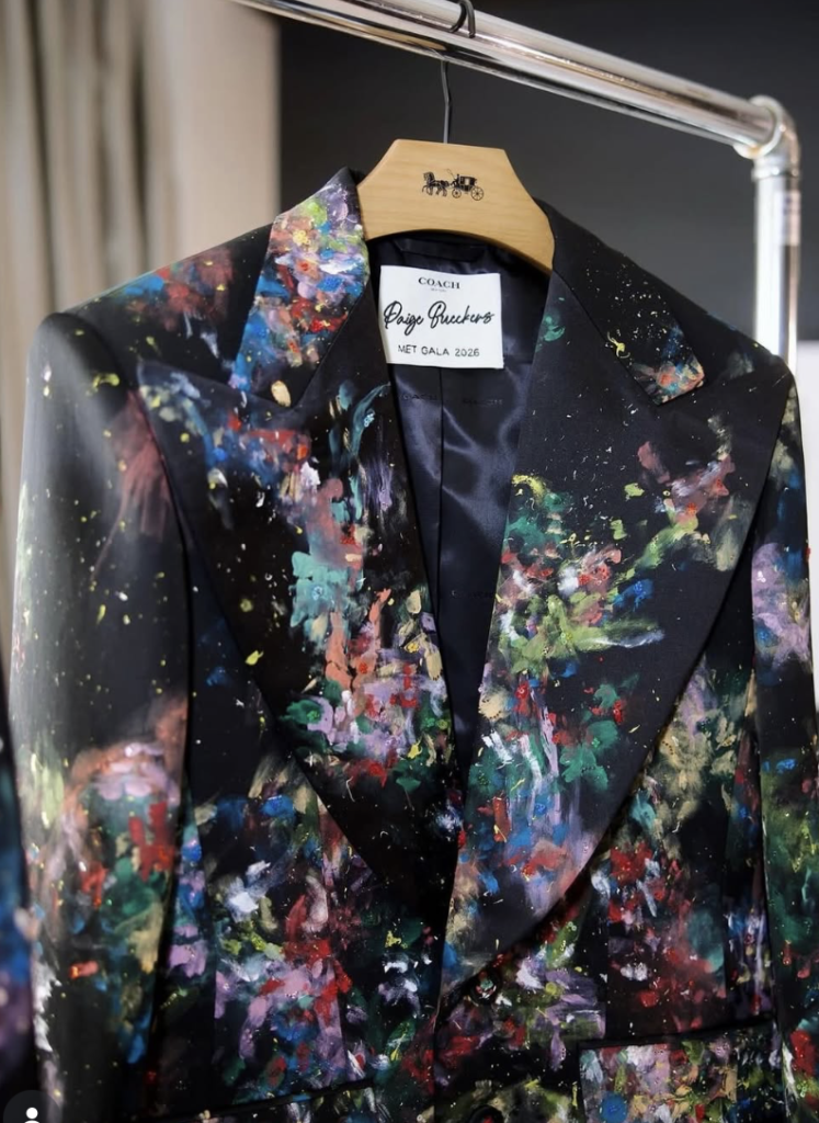 Coach x Paige Bueckers Met Gala 2026 Label
